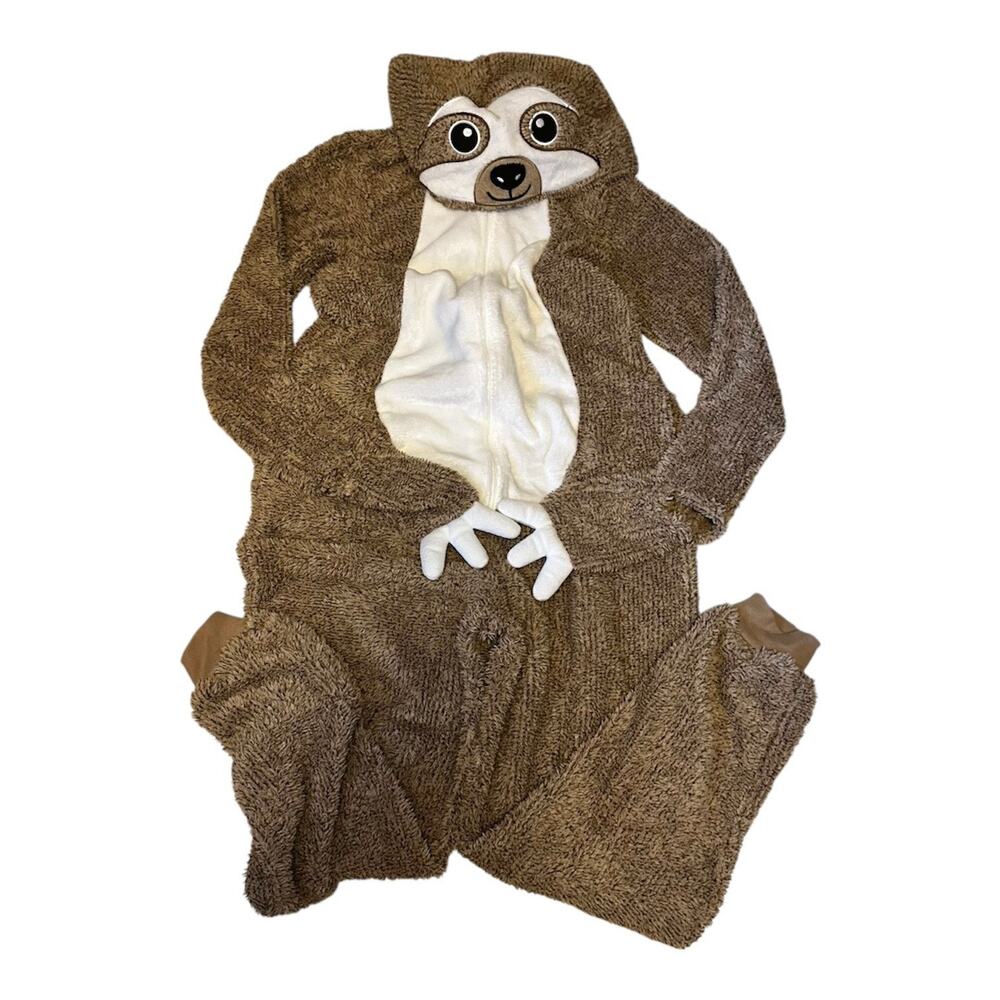 Sloth Pajama Animal Cosplay Jumpsuit Womens S Halloween Costume Onesie Kigurumi